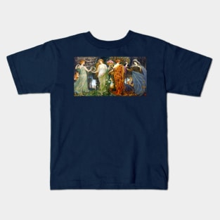 The Masque For the Four Seasons - Walter Crane Kids T-Shirt